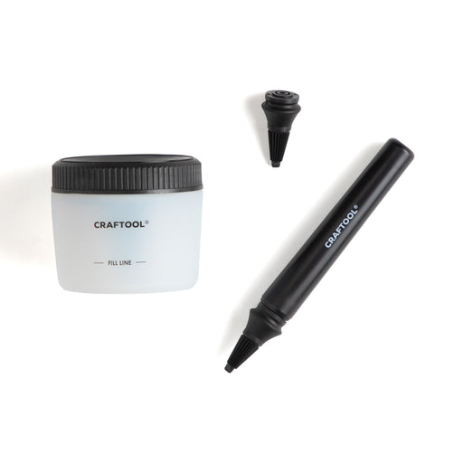 Craftool® Edge Dyeing Pen and Silicone Bottle Set - FINAL SALE