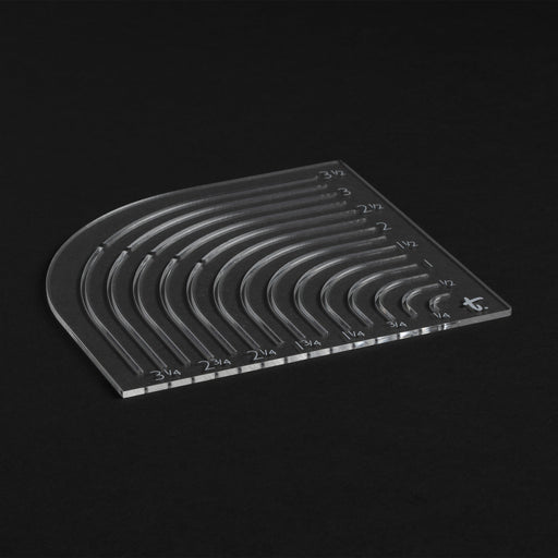 Radius Acrylic Template