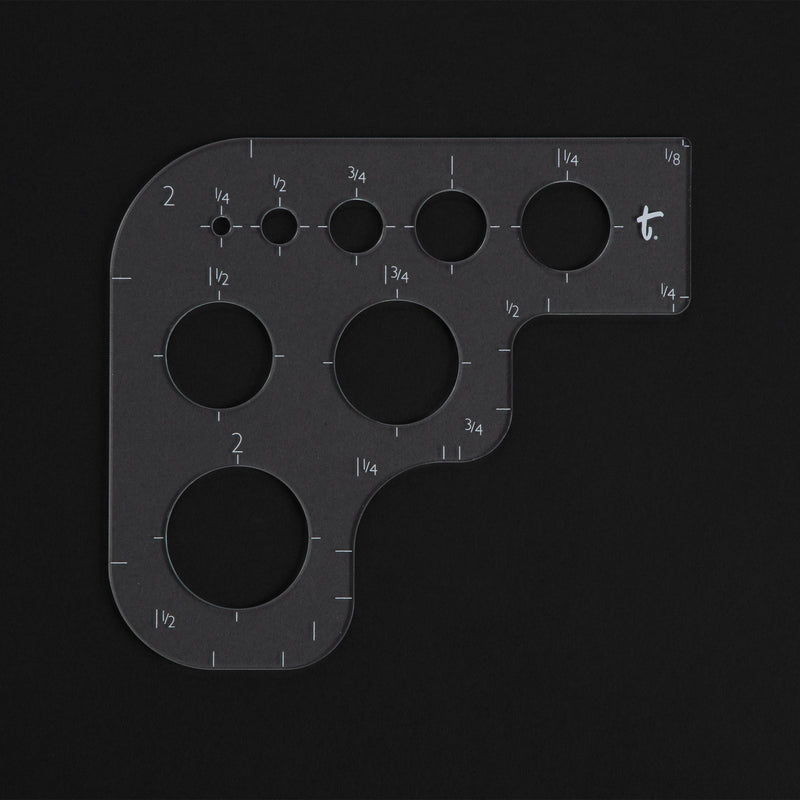 Circle & Radius Acrylic Template