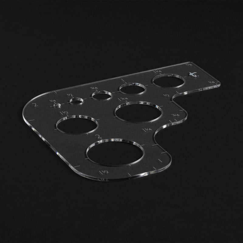 Circle & Radius Acrylic Template