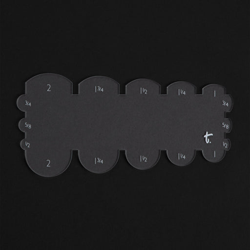 Rounded Belt End Acrylic Template