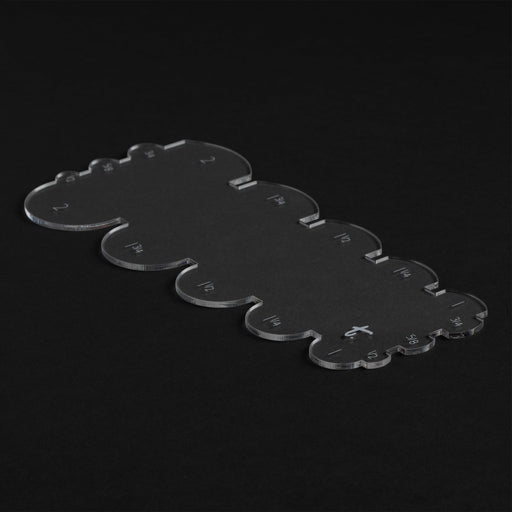 Rounded Belt End Acrylic Template