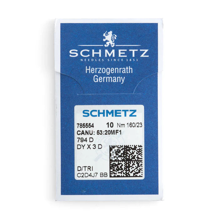 SCHMETZ 794 D SEWING MACHINE NEEDLE 10 PACK
