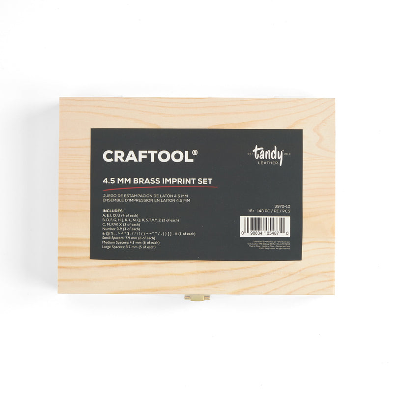 TandyPro® Brass Imprint Set