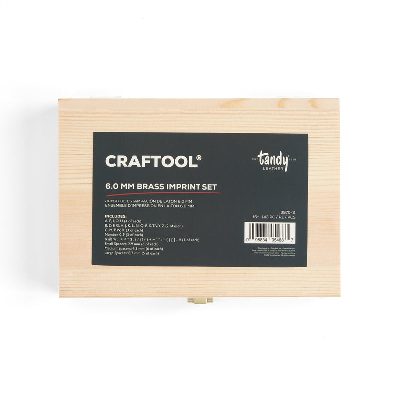 TandyPro® Brass Imprint Set