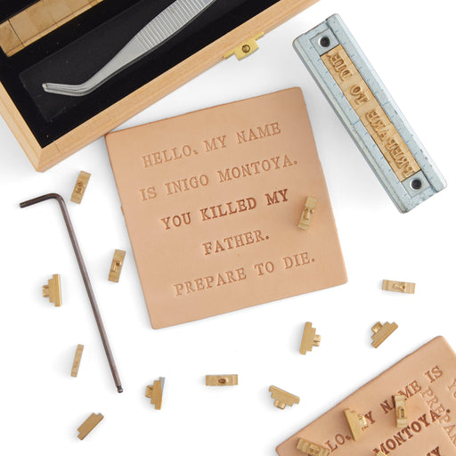 TandyPro® Brass Imprint Set