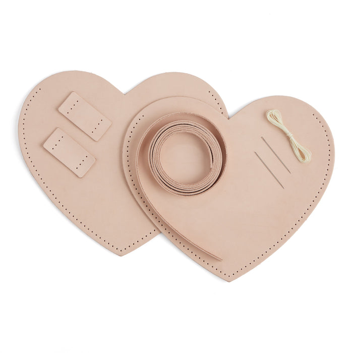 Kit de bolso bandolera con forma de corazón