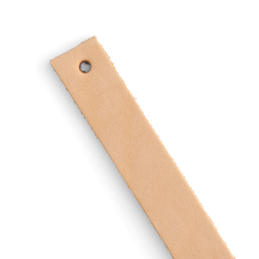Veg-Tan Cowhide Strip Natural
