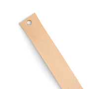 Lightweight Veg-Tan Cowhide Strip Natural