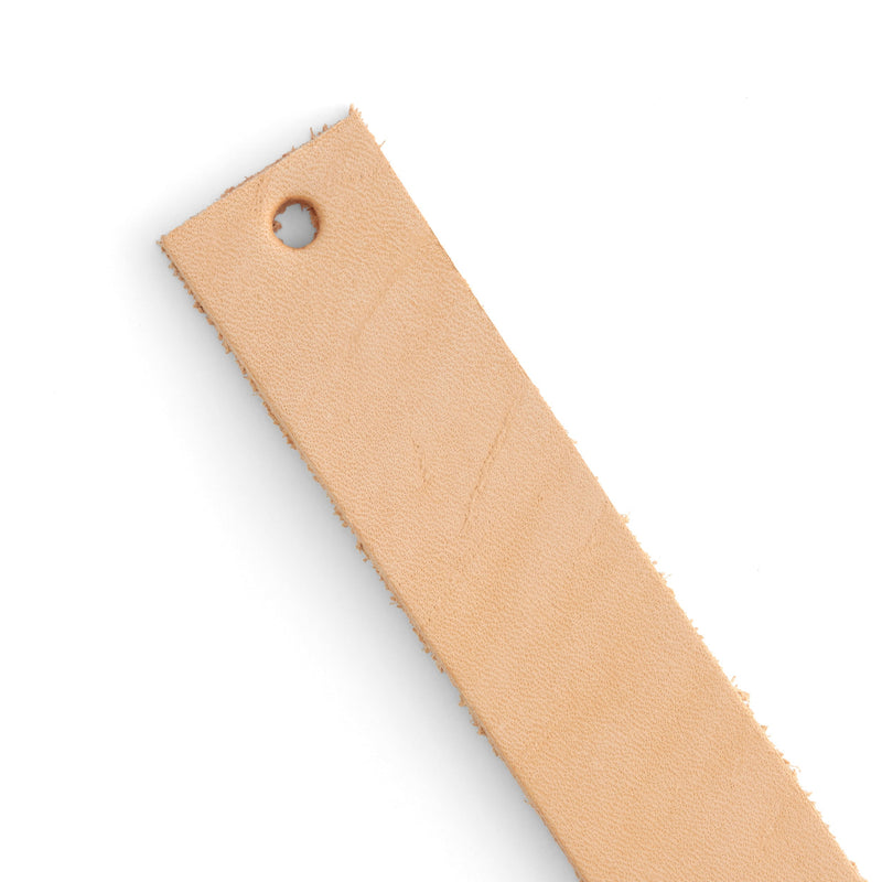 Veg-Tan Cowhide Strip Natural