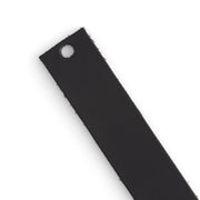 Veg-Tan Cowhide Strip Black