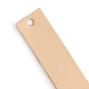 Lightweight Veg-Tan Cowhide Strip Natural