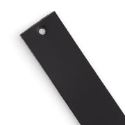 Veg-Tan Cowhide Strip Black