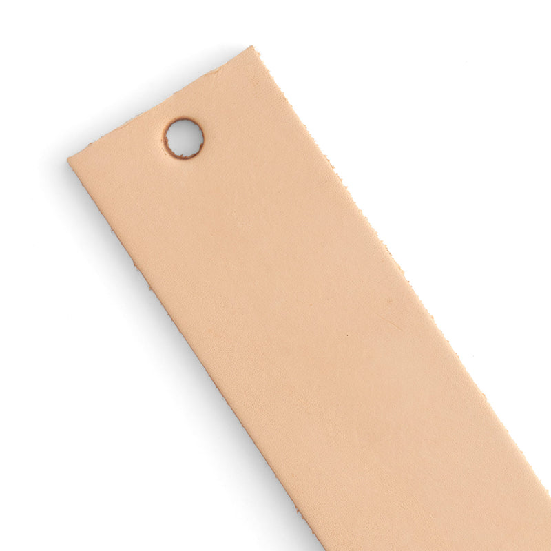 Veg-Tan Cowhide Strip Natural