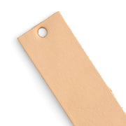 Lightweight Veg-Tan Cowhide Strip Natural