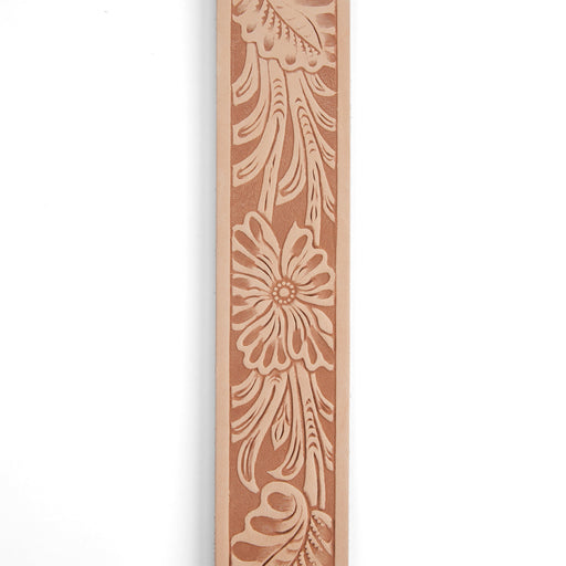 Embossed Western Floral Belt Blank