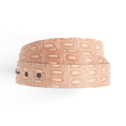 Veg-Tan Embossed Belt Blank