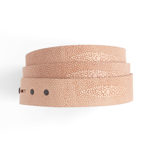 Veg-Tan Embossed Belt Blank