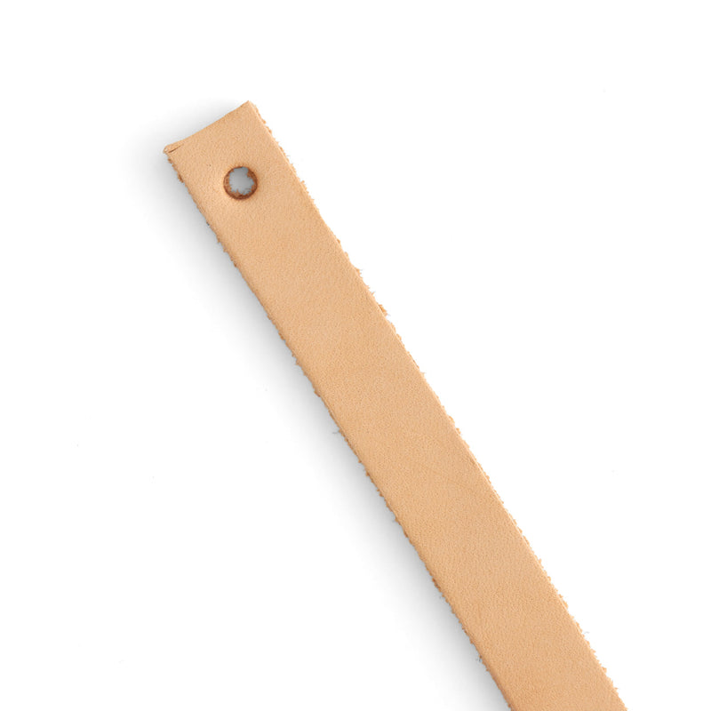 Veg-Tan Cowhide Strip Natural