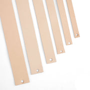 Lightweight Veg-Tan Cowhide Strip Natural
