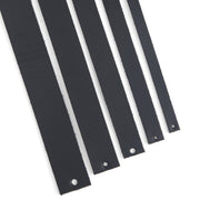 Veg-Tan Cowhide Strip Black