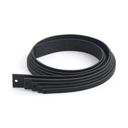 Veg-Tan Cowhide Strip Black