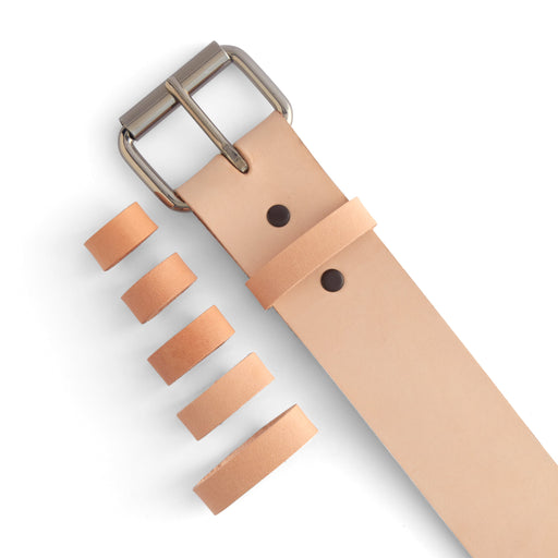Natural Cowhide Belt Keepers
