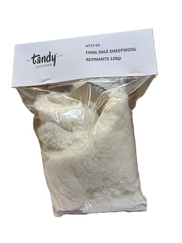Restos de lana de oveja 4 oz.