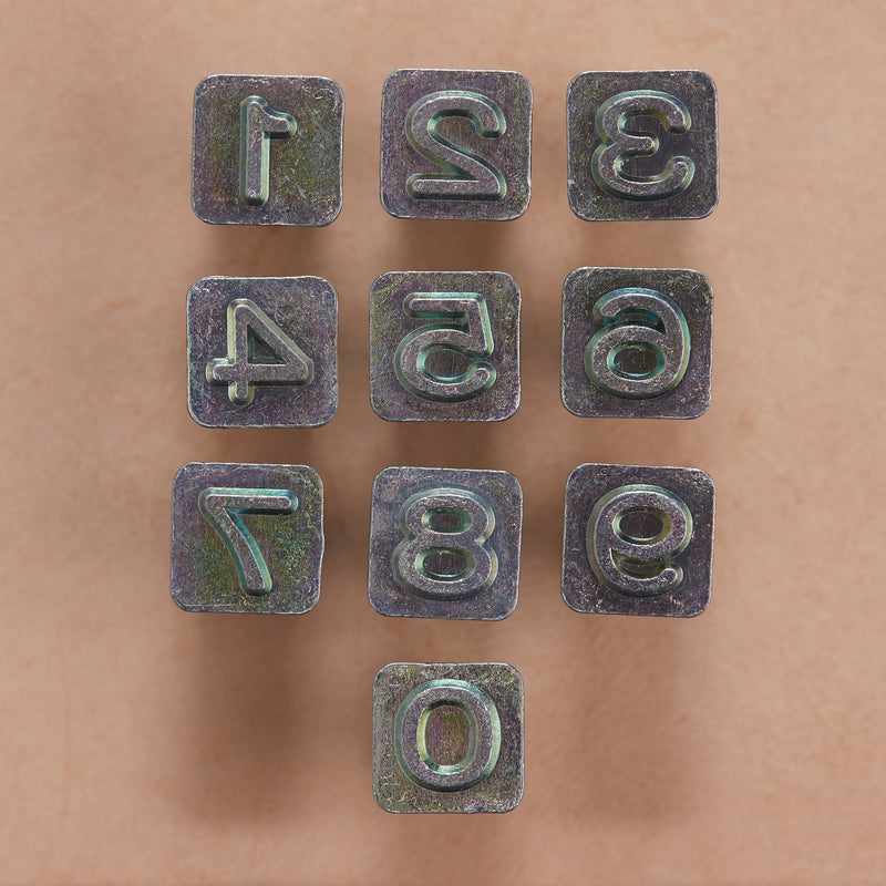 Craftool® Sans-Serif Number Stamp Set
