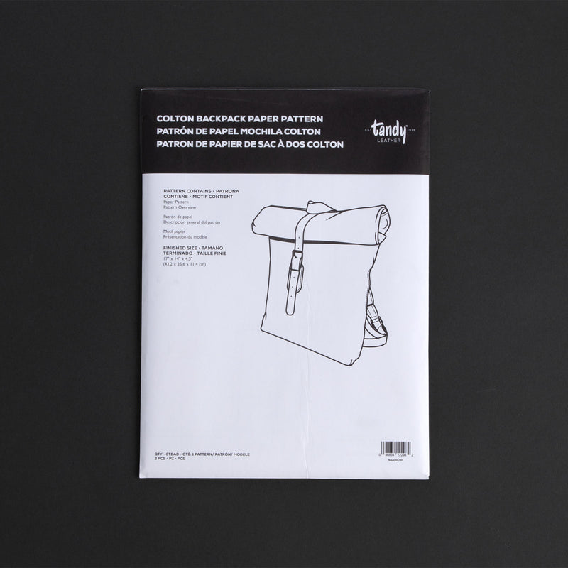 Colton Backpack Paper Pattern