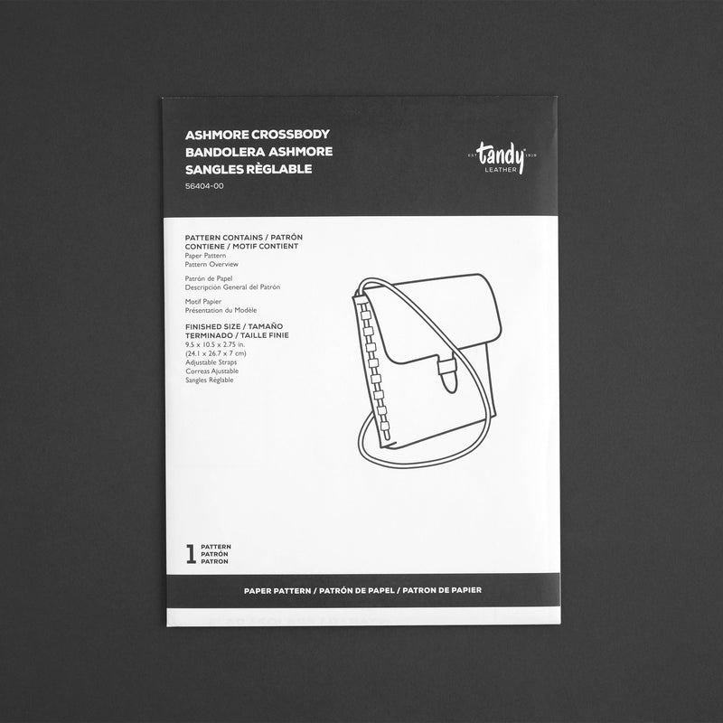 Patron en papier pour sac à bandoulière Ashmore