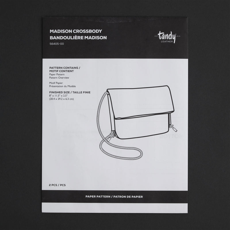 Madison Crossbody Paper Pattern - FINAL SALE