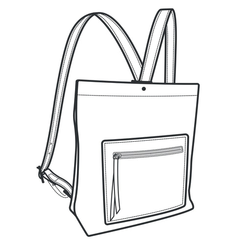 Brooklyn Backpack Paper Pattern