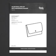 Salem Small Wallet Paper Pattern - FINAL SALE