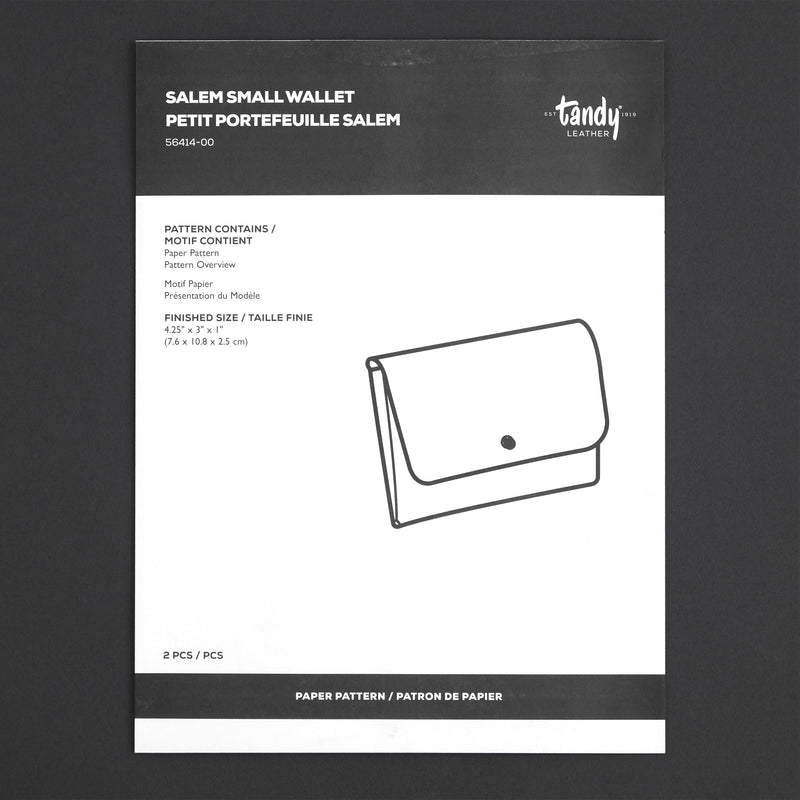 Salem Small Wallet Paper Pattern - FINAL SALE