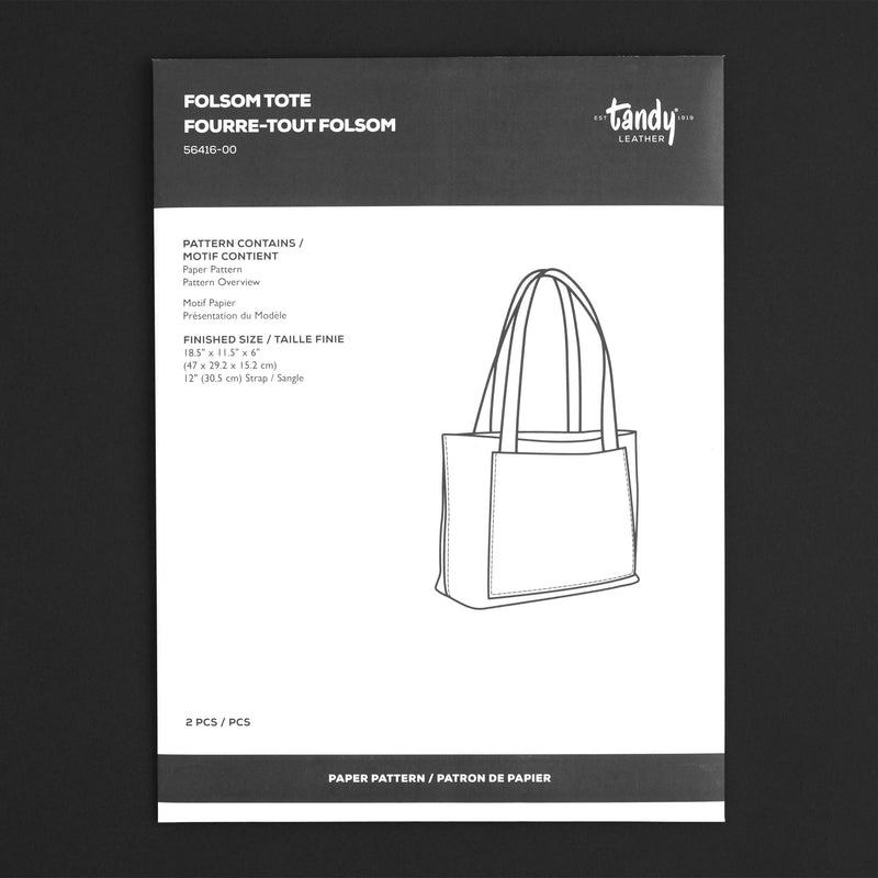 Folsom Tote Paper Pattern