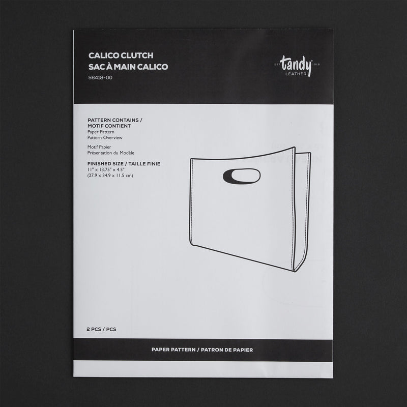 Modèle de papier d’embrayage Calico