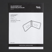 Dillon Money Clip Paper Pattern