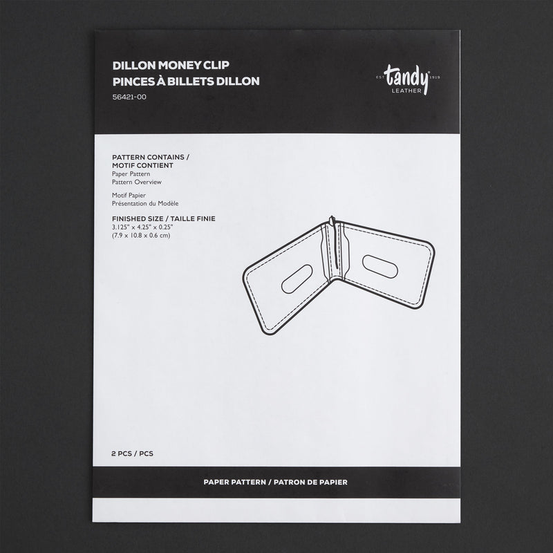 Dillon Money Clip Paper Pattern