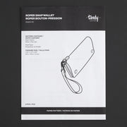 Roper Snap Wallet Paper Pattern