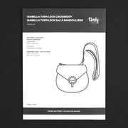 Isabella Turn Lock Crossbody Paper Pattern