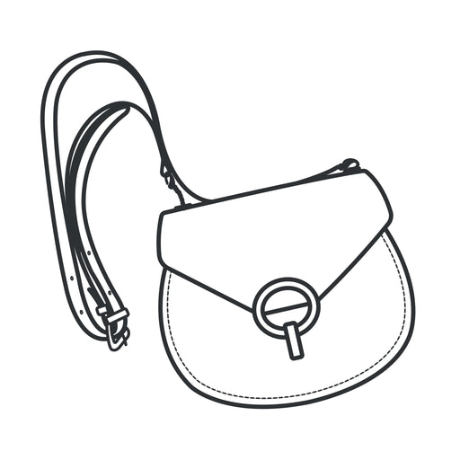 Isabella Turn Lock Crossbody Paper Pattern