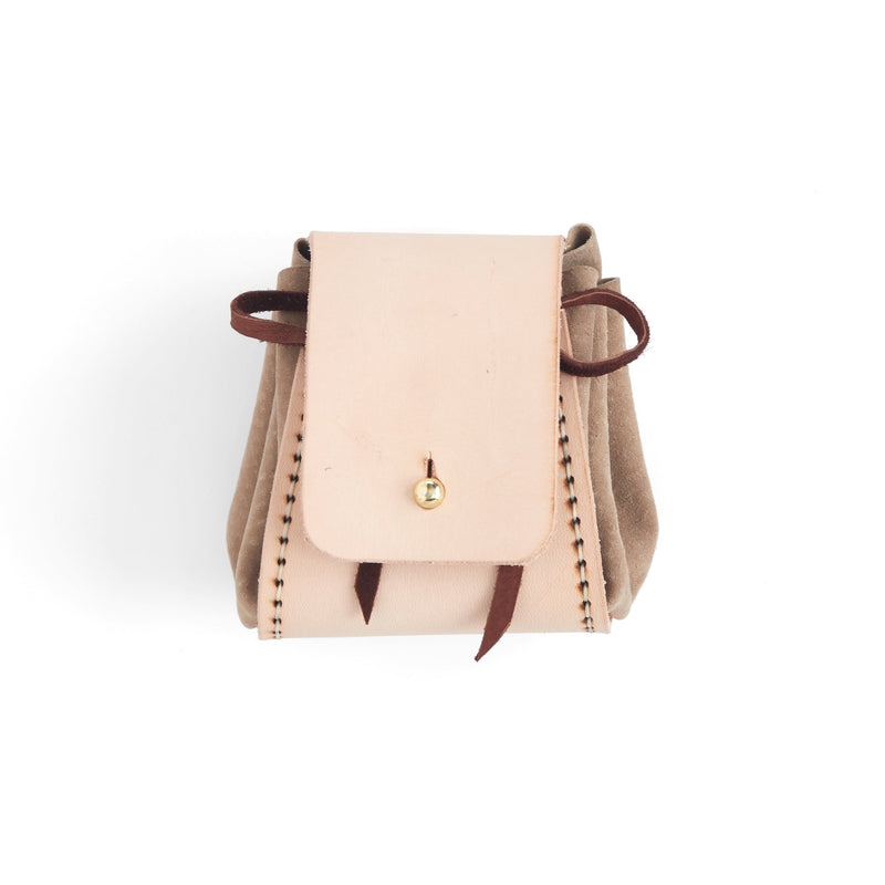Patron de pochette à cordon en papier