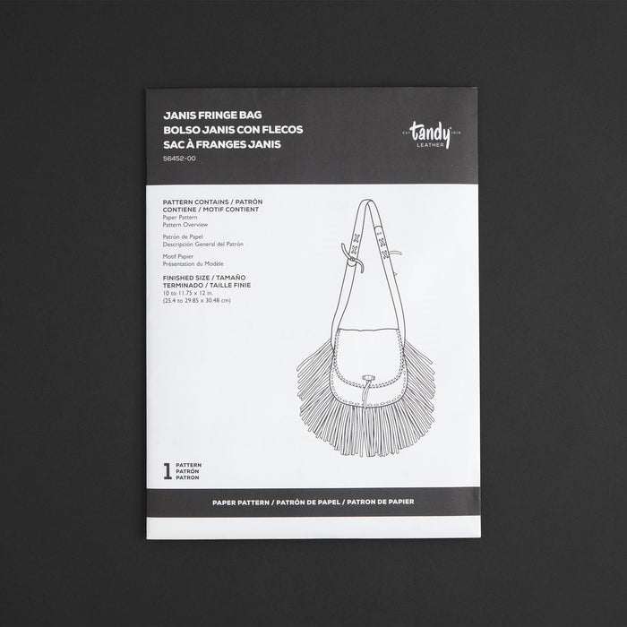 Janis Fringe Bag Paper Pattern