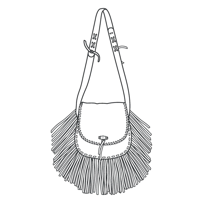 Janis Fringe Bag Paper Pattern