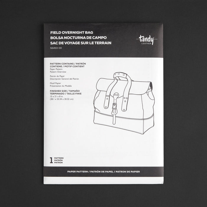 Field Overnight Bag Paper Pattern