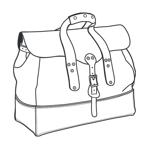 Field Overnight Bag Paper Pattern