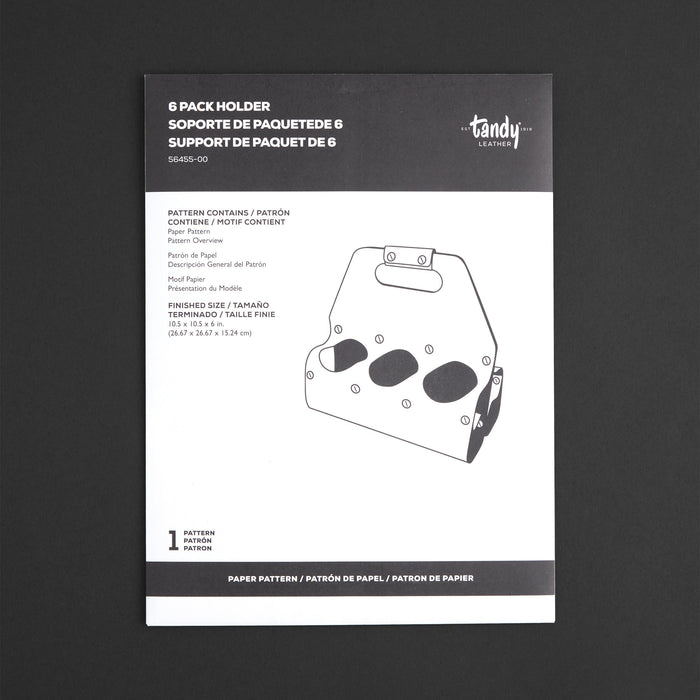 6 Pack Holder Paper Pattern