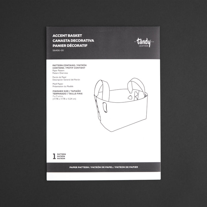 Accent Basket Paper Pattern