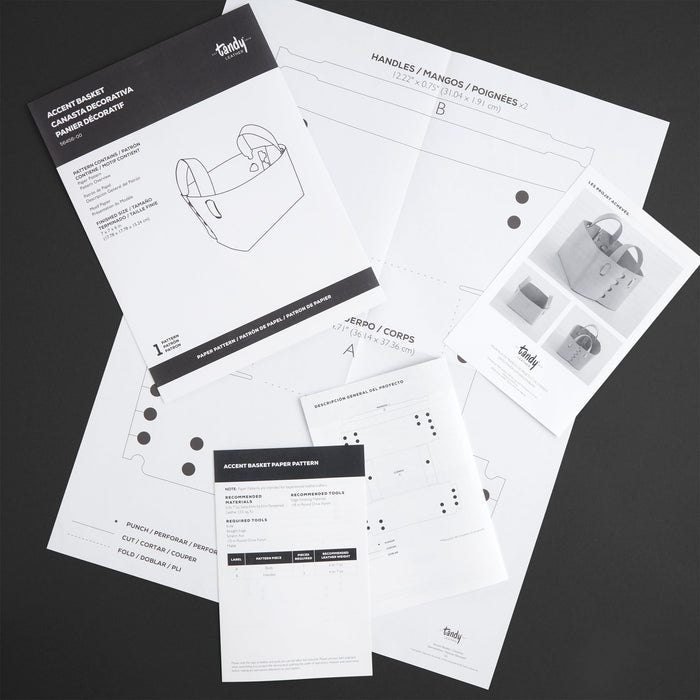 Accent Basket Paper Pattern